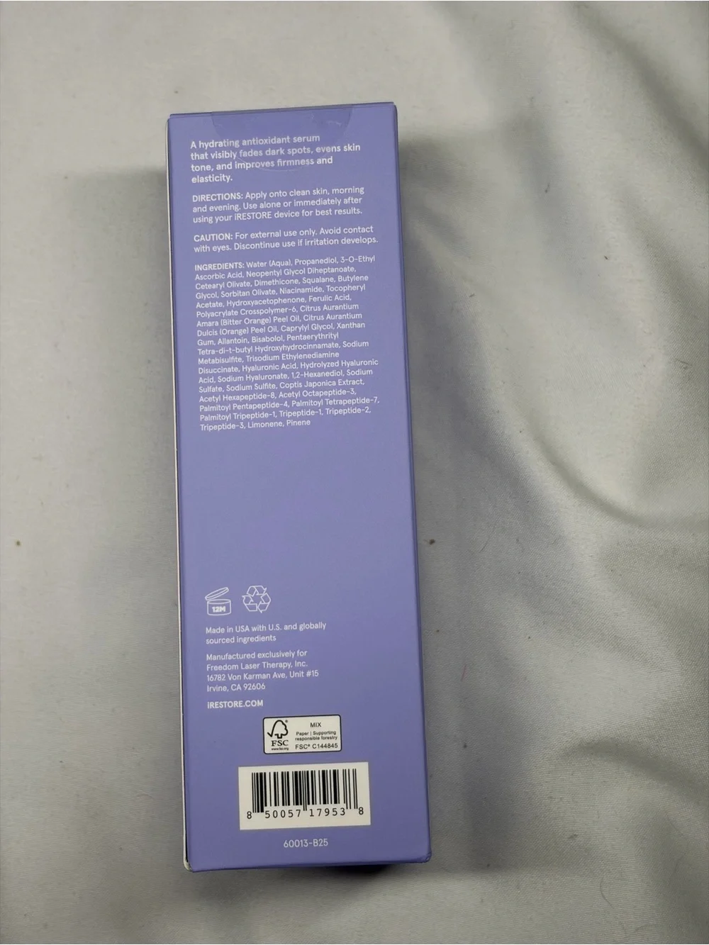 iRESTORE Vitamin C Brightening Serum — Lavender